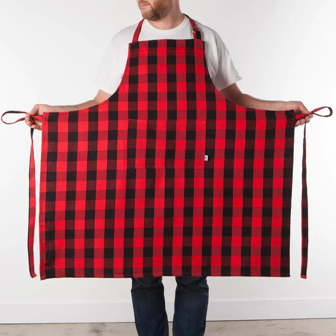 Buffalo Check Oversized Mighty Apron NOW DESIGNS
