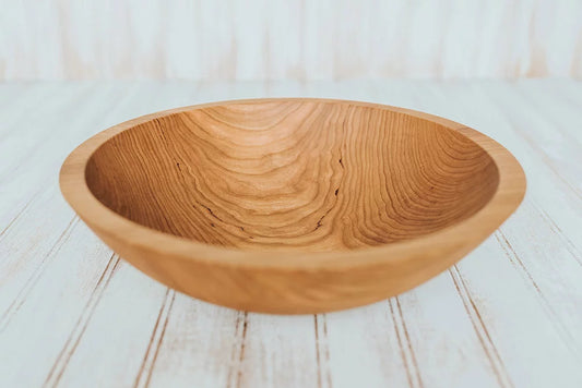 12 inch Cherry Bowl Bee’s Oil Finish