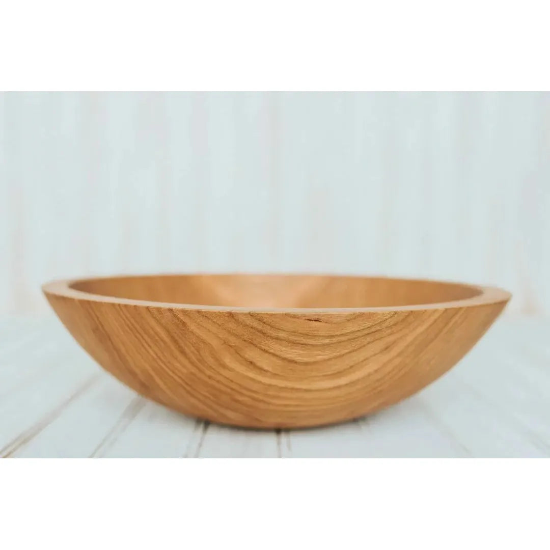 12 inch Cherry Bowl Bee’s Oil Finish