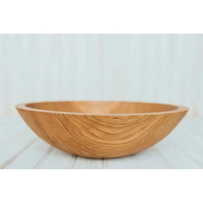 12 inch Cherry Bowl Bee’s Oil Finish