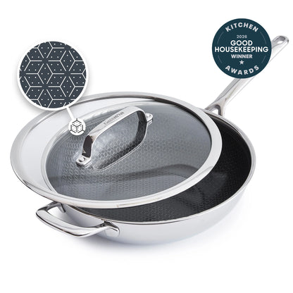 Green Pan Spectra Thermobond Hybrid Ceramic Nonstick 12" Wok