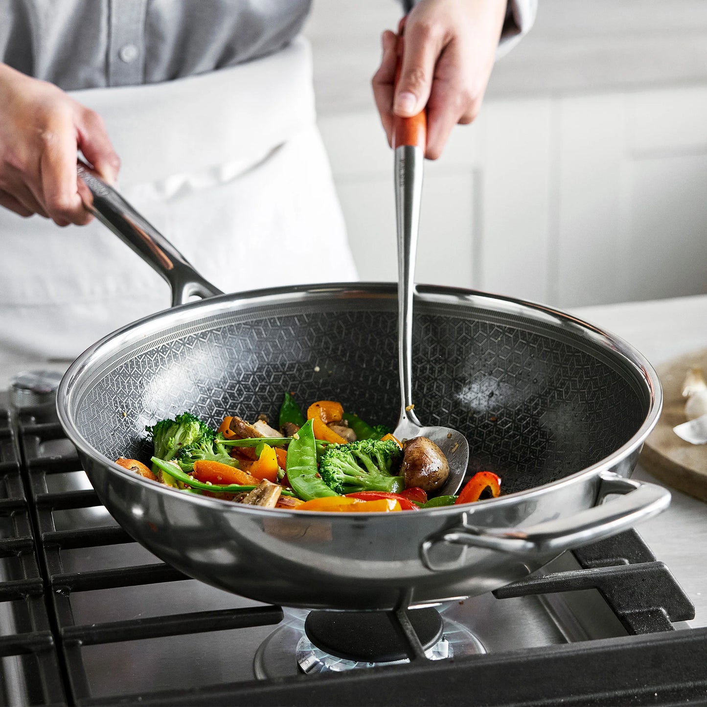 Green Pan Spectra Thermobond Hybrid Ceramic Nonstick 12" Wok