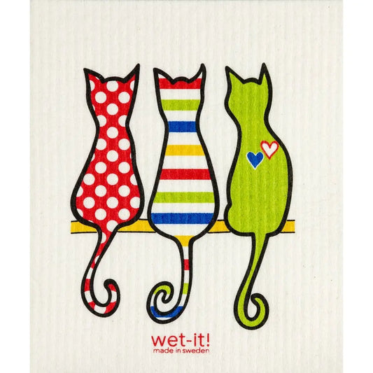 Cat Lover Multi Swedish Cloth Wet-it!