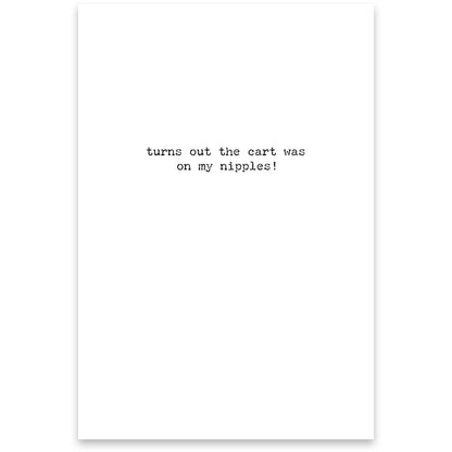 Chest Pains Greeting Card - Browns Kitchen