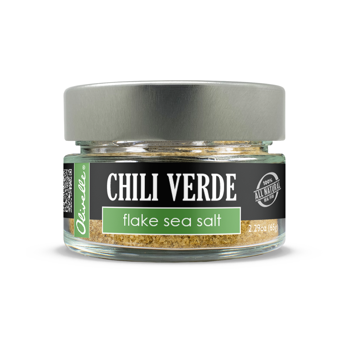 Chili Verde Flake Sea Salt -65g (2.29oz) Seasonings & Spices Browns Kitchen