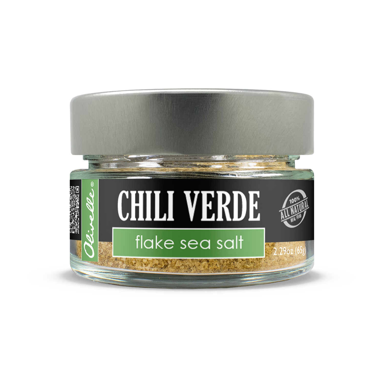 Chili Verde Flake Sea Salt -65g (2.29oz) Seasonings & Spices Browns Kitchen