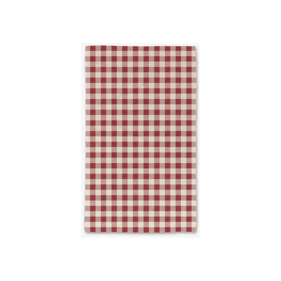 Copy of Christmas Gingham Luxe Hand Towel Kitchen Towels Browns Kitchen