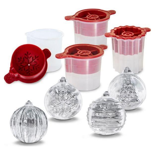 Christmas Ornament Ice Molds S4 Cayenne - Browns Kitchen