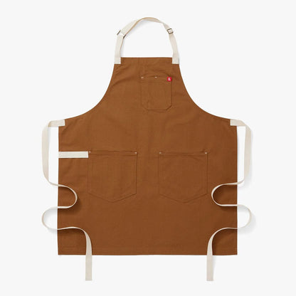 Hedley & Bennett Essential Apron in Cider Brown w/ Vanilla Straps