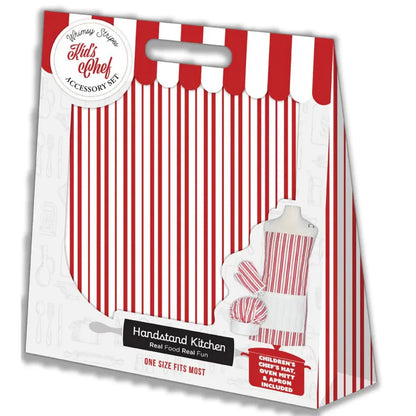 Classic Striped Deluxe Youth Apron Boxed Set HANDSTAND KITCHEN
