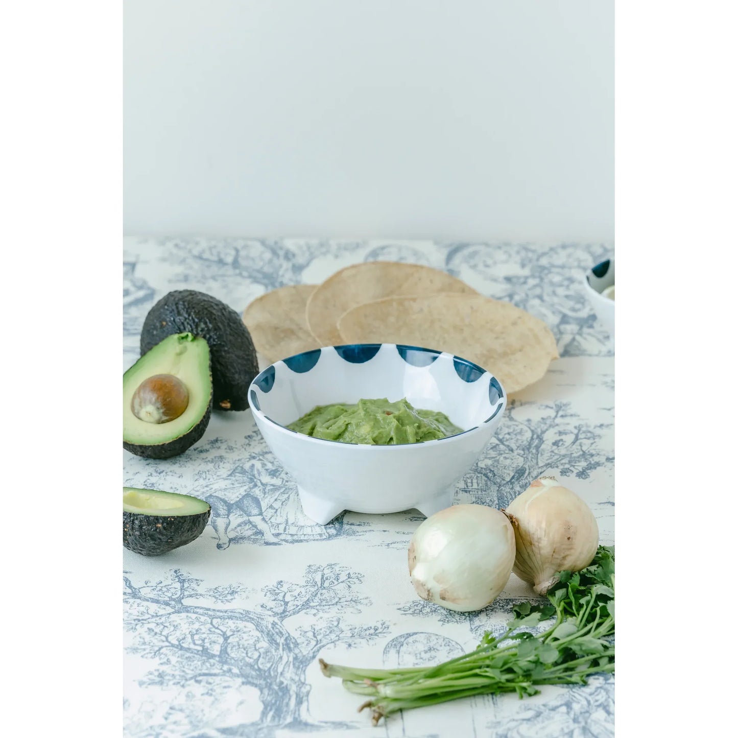 Taco Party Bowl in Coastal Stripe