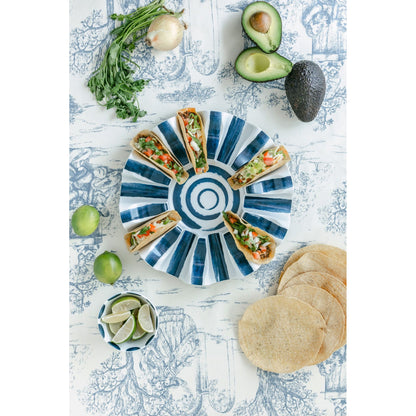 Taco Carousel in Coastal Stripe