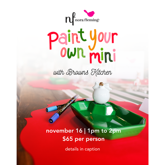 A-Nora-ble Paint Your Own Mini Event