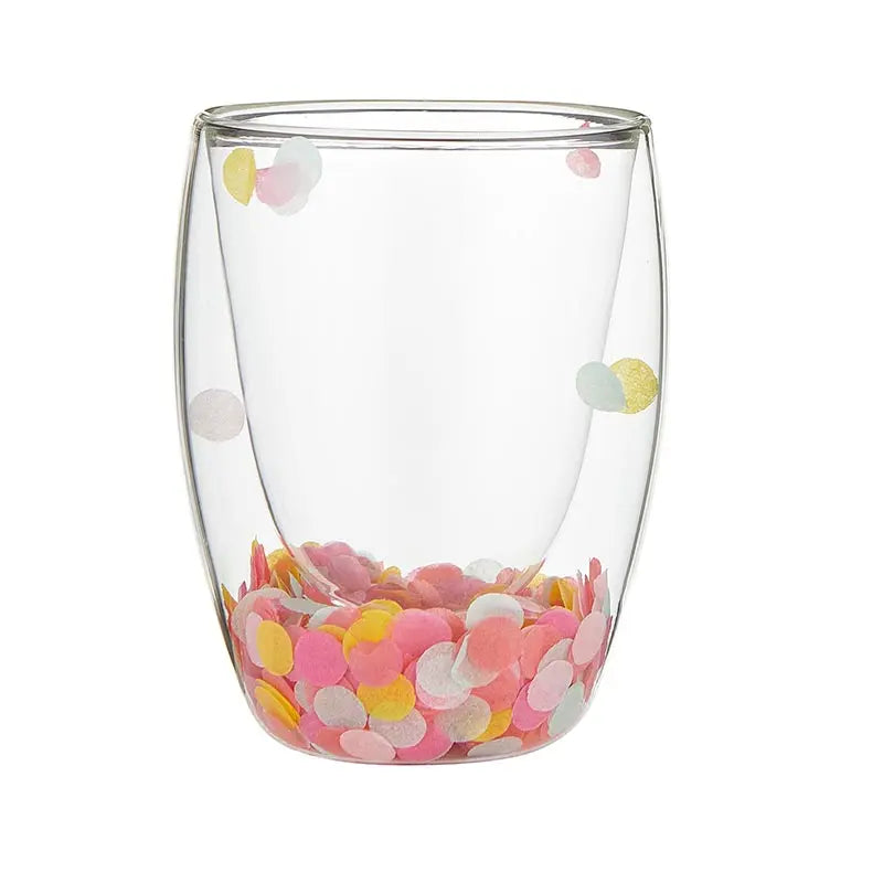 Double-Wall Stemless Wineglass - Pink Yellow Blue  Browns Kitchen