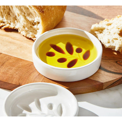 Olive Branch Oil & Vinegar Dipping Dish