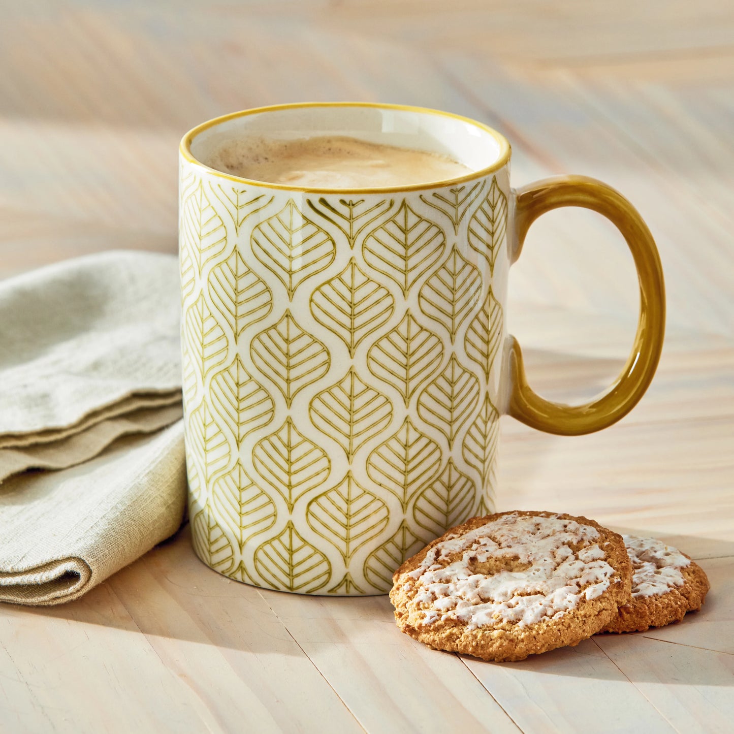 Stamped Leaf Mug