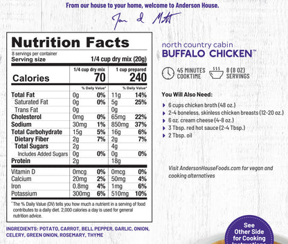 North Country Cabin Buffalo Chicken Soup Mix