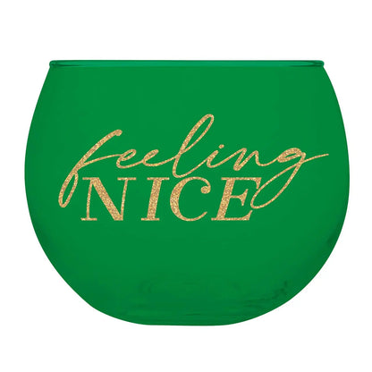 Roly Poly Glass - Feeling Naughty/Feeling Nice  Browns Kitchen