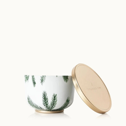 Frasier Fir Candle Tin with Gold Lid THYMES