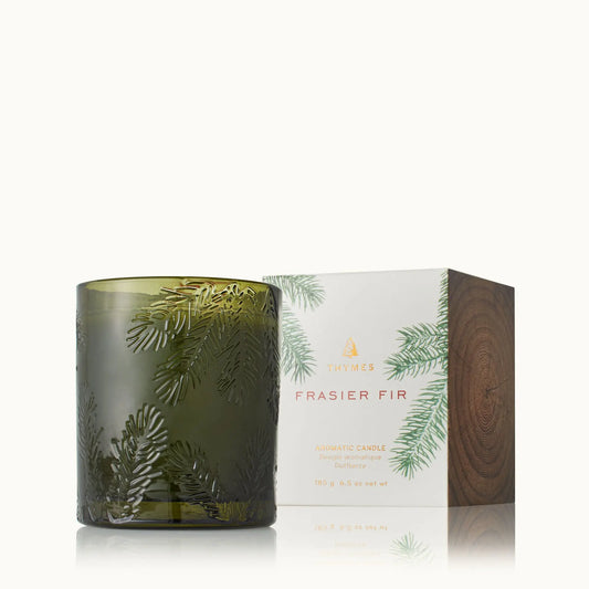 Frasier Fir Green Glass Candle THYMES