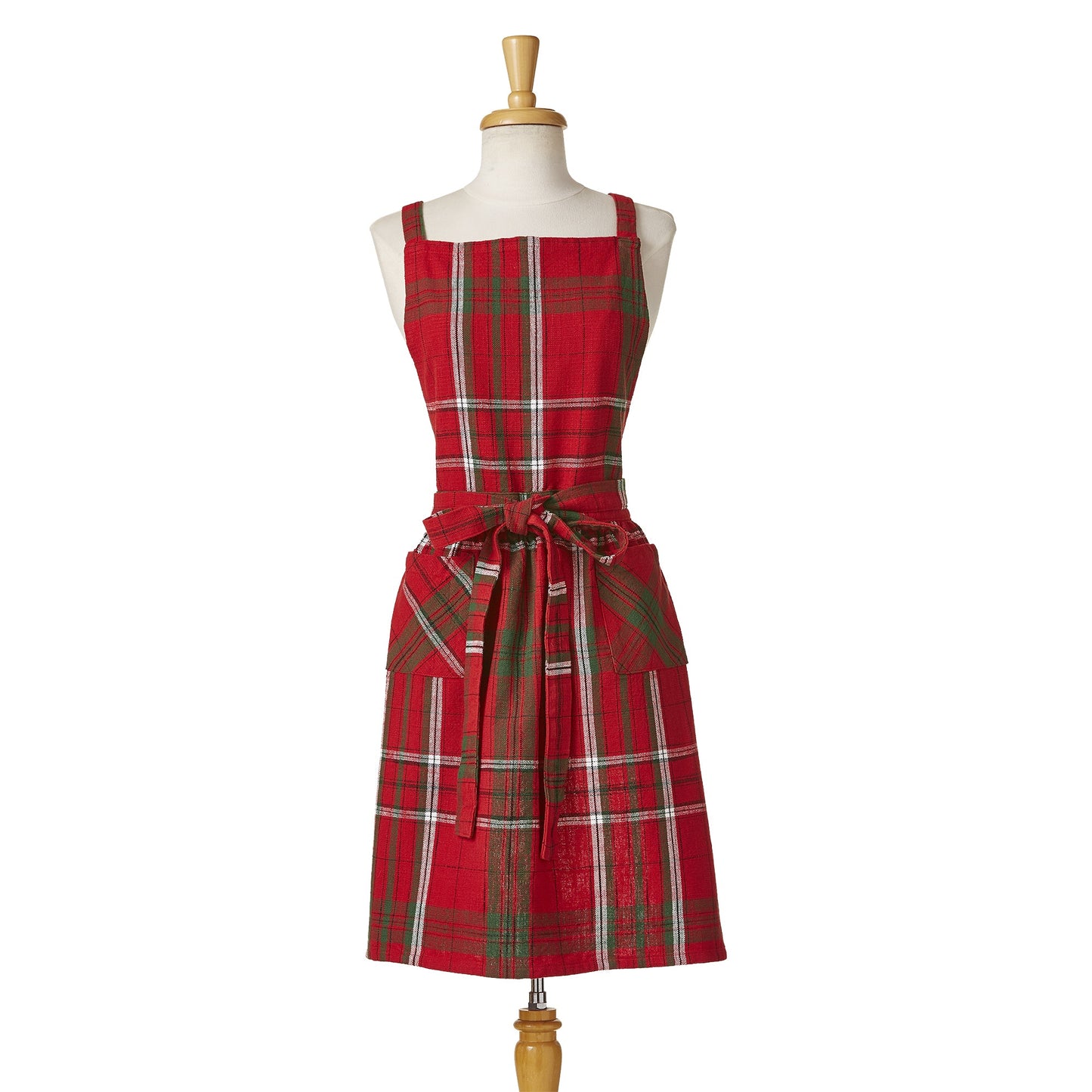 Sleigh Ride Holiday Plaid Apron