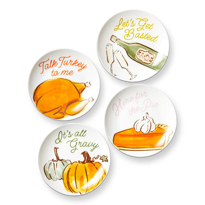 Turkey & Toast Appetizer Plates, 4 Styles