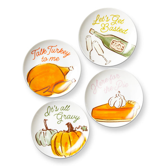 Turkey & Toast Appetizer Plates, 4 Styles