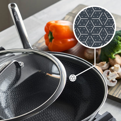 Green Pan Spectra Thermobond Hybrid Ceramic Nonstick 12" Wok
