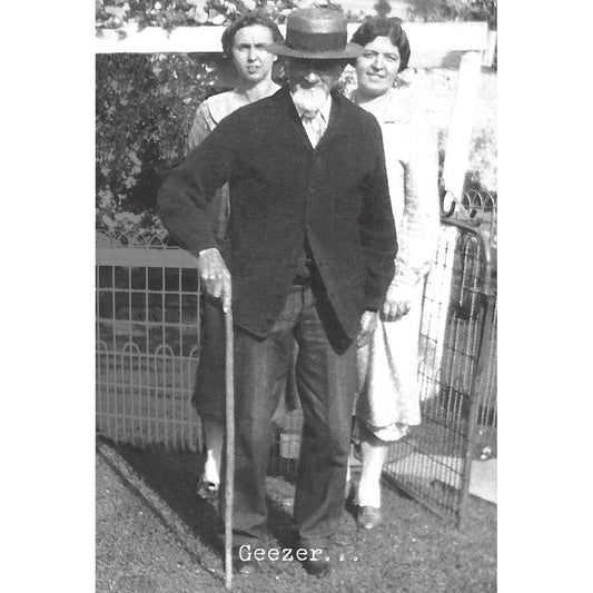 Geezer Greeting Card - Browns Kitchen