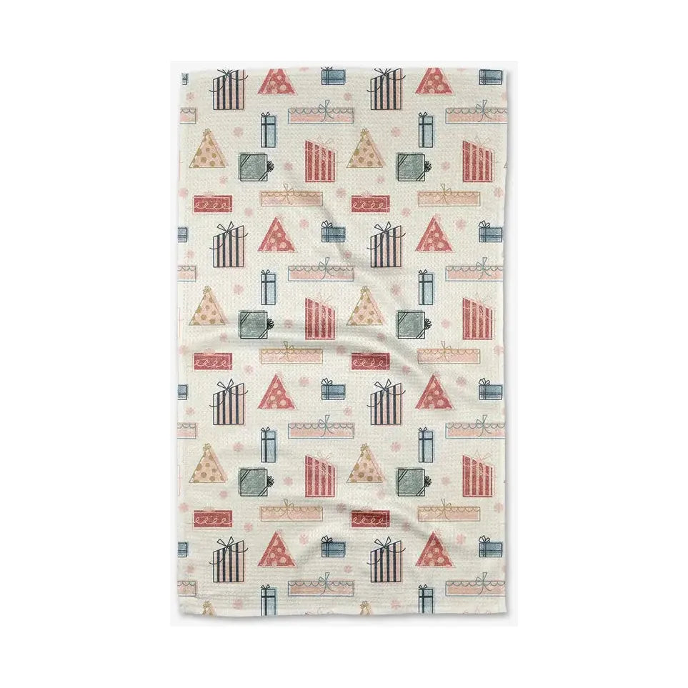 Copy of Winter Forest Geometry Tea Towel Kitchen Towels Browns Kitchen