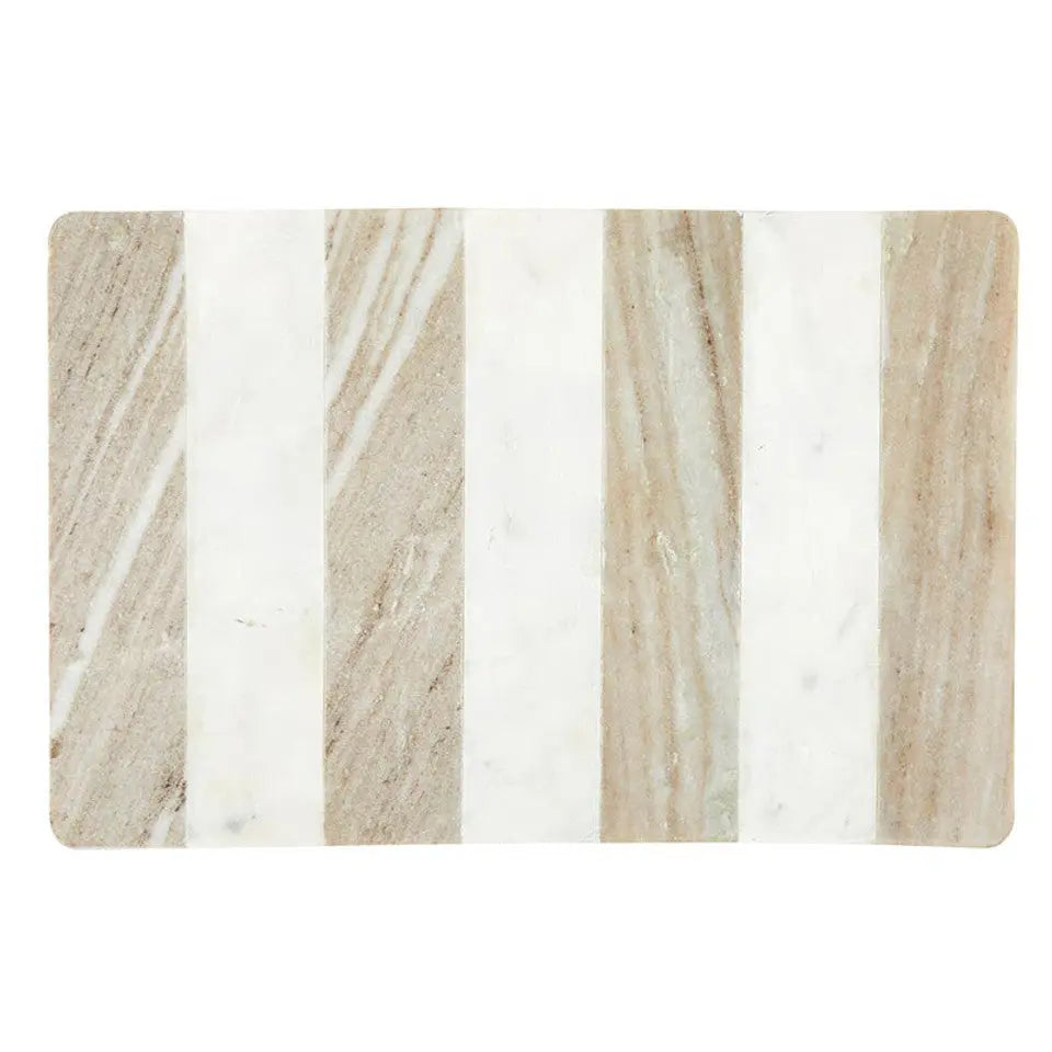 Gray and White Marble Striped Board Serveware Browns Kitchen