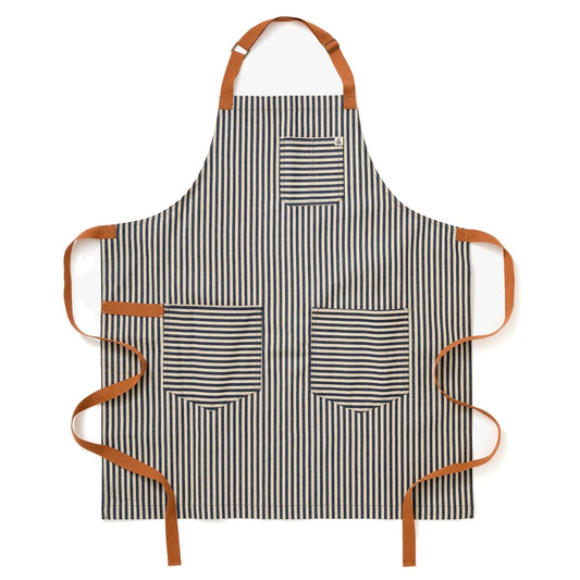 Hedley & Bennett Essential Apron in Palm Striped Pattern