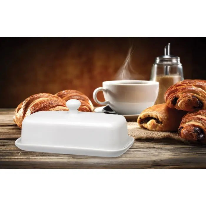 HIC PORCELAIN BUTTER DISH Tabletop Browns Kitchen