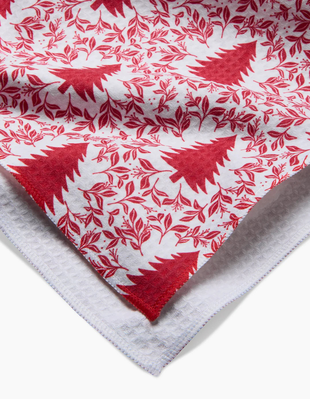 Holiday Tree Geometry Tea Towel