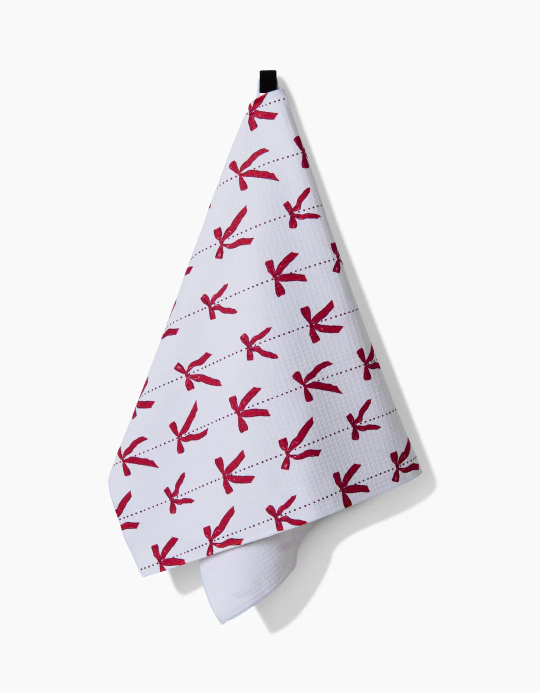 Little Bows and Pearls Geometry Tea Towel