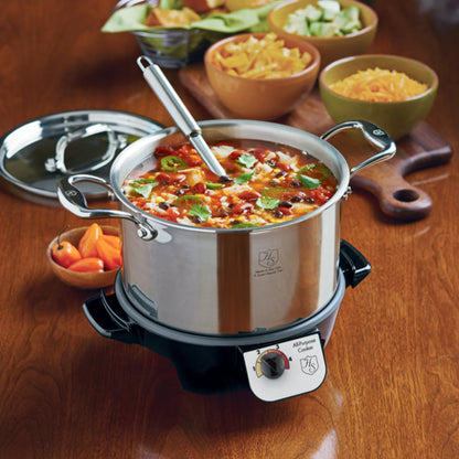 Heritage Steel Quart Sauce Pot with Lid