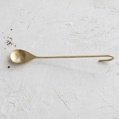 Hand-Forged Brass Jar Spoon Spoons Browns Kitchen