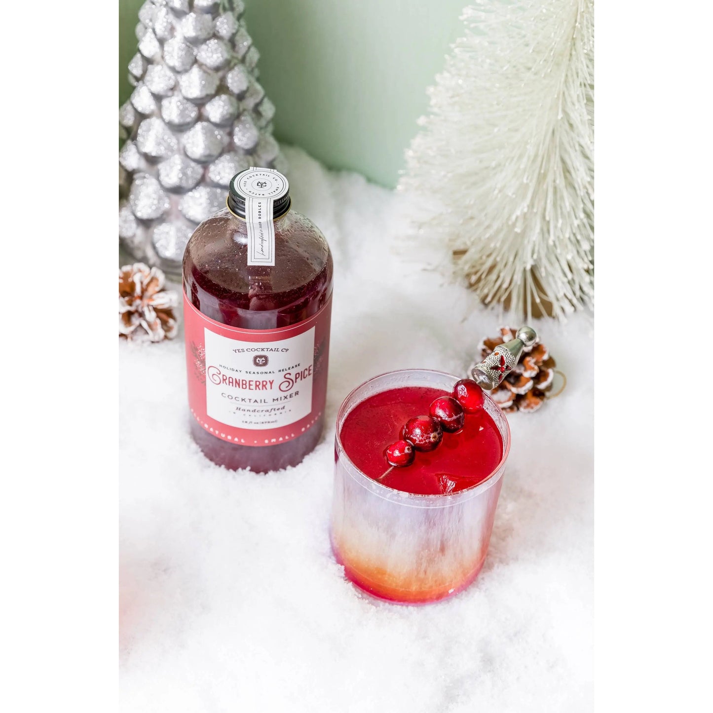 Holiday Seasonal : Cranberry Spice Cocktail Mixer Barware Browns Kitchen
