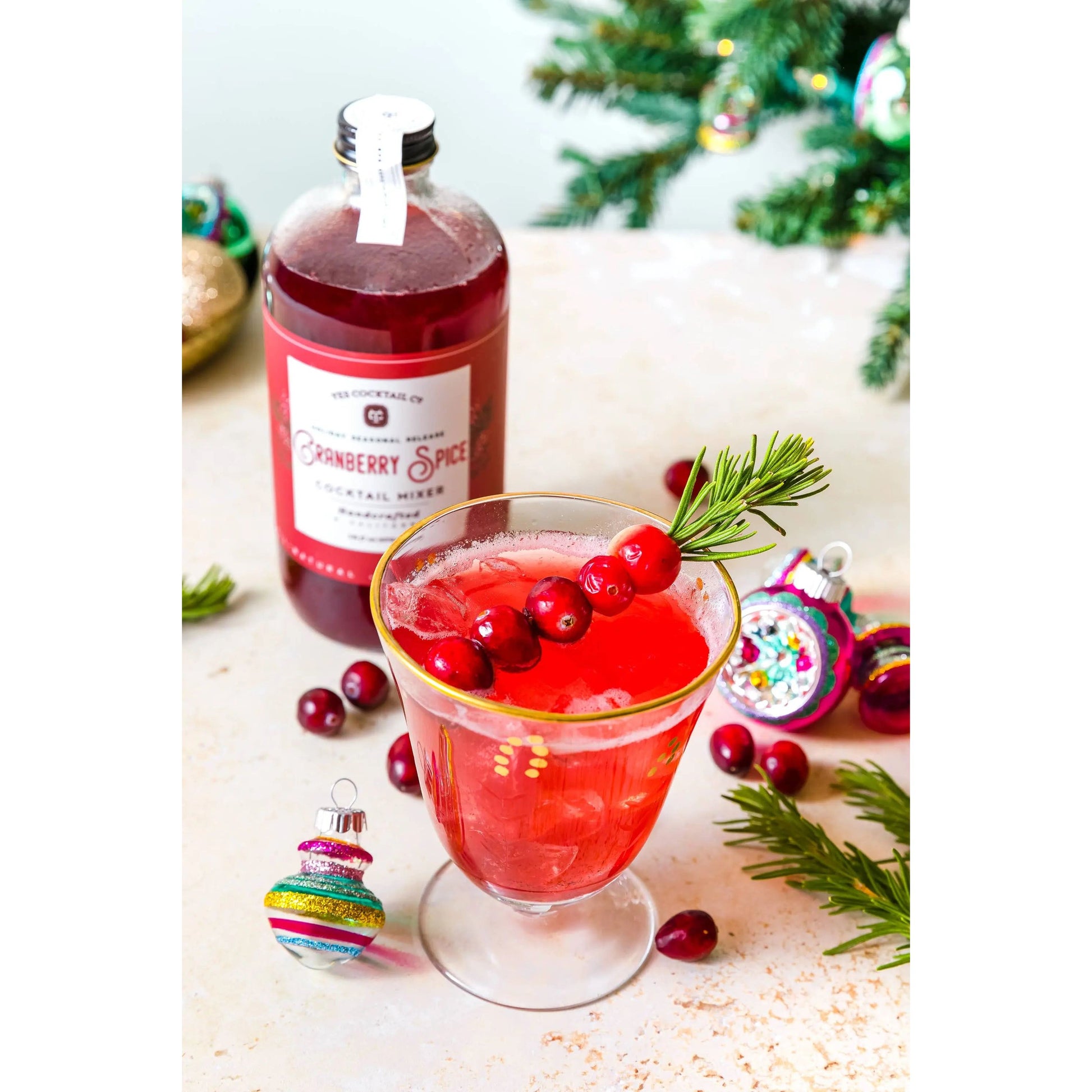Holiday Seasonal : Cranberry Spice Cocktail Mixer Barware Browns Kitchen