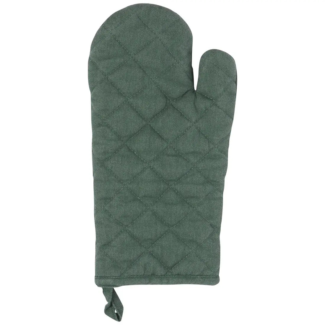 Jade Green Stonewash Oven Mitt NOW DESIGNS