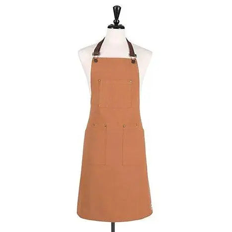 KAF Home Tailor Apron, Canvas Work - Oversized, and Multi-purpose Aprons Browns Kitchen