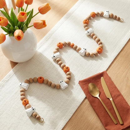 Gourd, Ghost, and Pumpkin Garland 72 inches