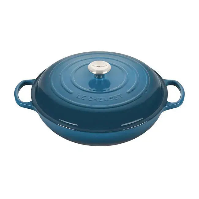 Le Creuset 5 Qt. Signature Braiser - Deep Teal LE CREUSET