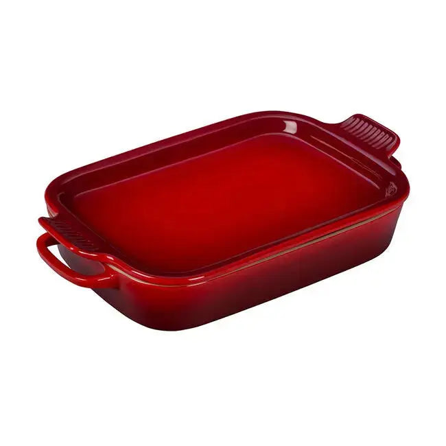 Le Creuset Dish with Platter Lid - Cerise Bakeware Browns Kitchen