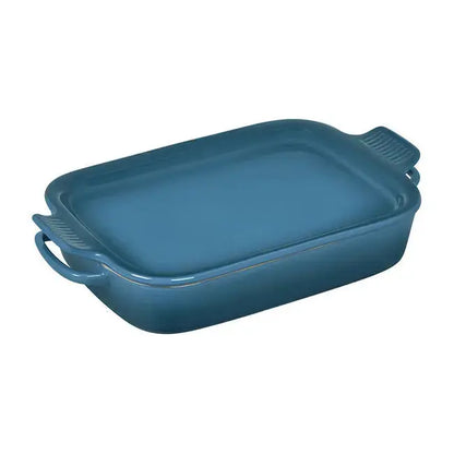 Le Creuset Rectangular Dish with Platter Lid - Deep Teal LE CREUSET