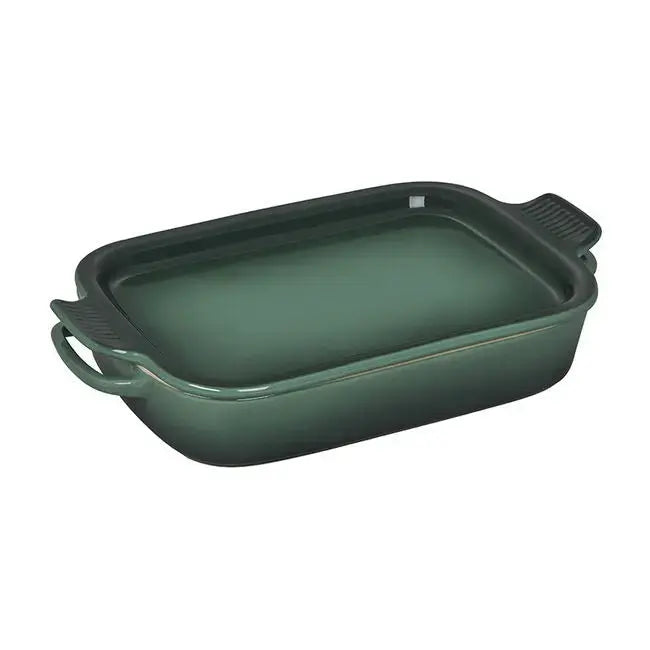 Le Creuset Dish with Platter Lid - Artichaut Bakeware Browns Kitchen