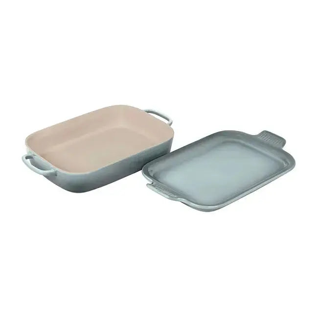 Le Creuset Dish with Platter Lid - Sea Salt LE CREUSET