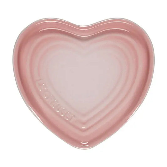 Le Creuset Heart Spoon Rest - Shell Pink Spoon Rests Browns Kitchen
