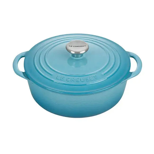 Le Creuset Shallow Round 2 3/4 Dutch Oven - Caribbean LE CREUSET