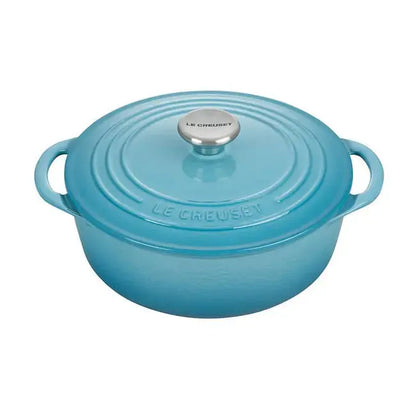 Le Creuset Shallow Round 2 3/4 Dutch Oven - Caribbean LE CREUSET